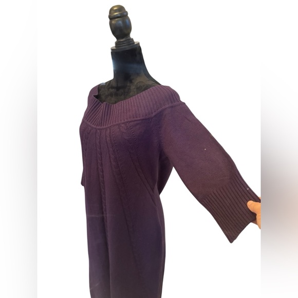 New York & Company Purple Sweater Dress size XL - Picture 5 of 7